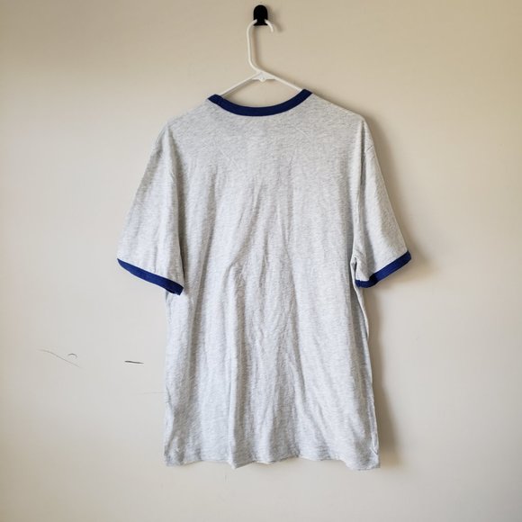 St Louis Blues T-Shirt Tee Mens Large Heathered Light Gray NHL Big Logo NWT - Picture 6 of 13